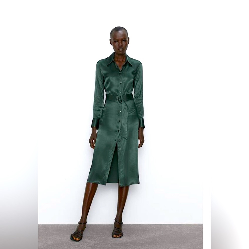 Zara Satin Dress size L